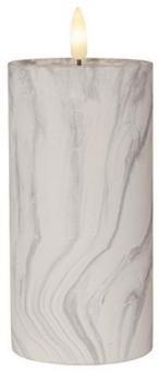 S&H LED-Kerze Marmoroptik          88219 