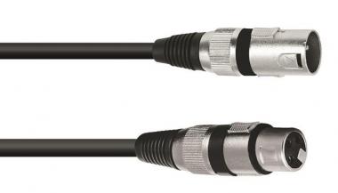 S&H XLR-Verlängerung schwarz       82932 