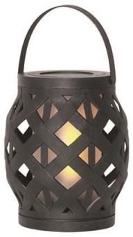 S&H LED-Laterne 14x16cm schwarz m. 88204 