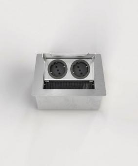 BS Tischsteckdose 3202E 2x     3202E-1-1 
