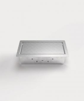 BS Bodensteckdose 3303E 2x     3303E-2-1 