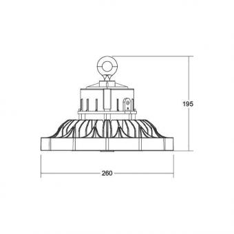 BRUM 78310084 Hallentiefstrahler SOL 