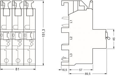 Siemens 5SP38502 Hauptleitungsschutzsch. 