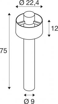 SLV PHOTONI CYL POLE 75          1008193 