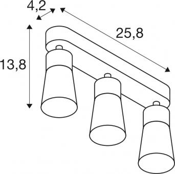 SLV PURI 2.0 Cone Wand-u.Decken- 1008325 