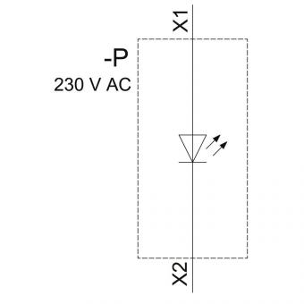 Siemens 3SU11066AA601AA0 Leuchtmelder 