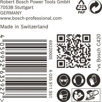 Bosch Schleifpap EXPERT C470 50 Stück 