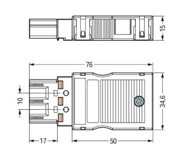 WAGO 770-113 Stecker,mit 