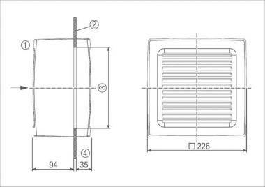 MAICO Fensterventilator            EVN15 