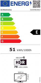 LG OLED48C68LA si/sw OLED-TV 