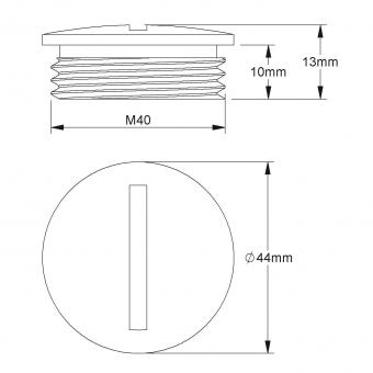 Kleinhuis Verschlussschraube M40 1514M40 