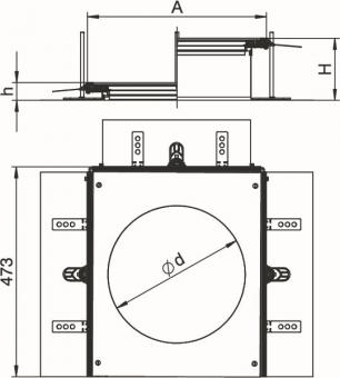 OBO OKA-W A 4030R9 Anbaueinheit f.OKA-W 