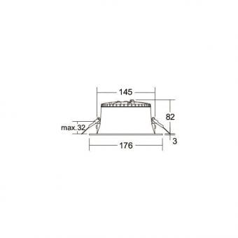 Brumberg LED-Einbaudownlight    12730183 