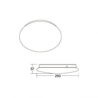 BRUM Wand-/Deckenleuchte Panay  12573073 