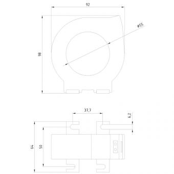 Siemens 3UL23031A Differenzstromwandler 