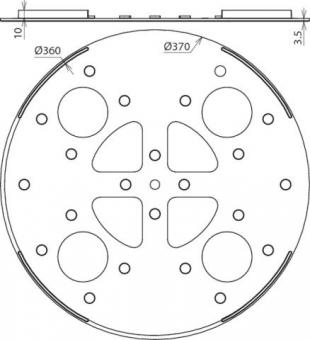 DEHN Unterlegplatte PVC           102050 