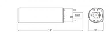 LEDV DULUX LED D/E 7W/840 120° (18W) 