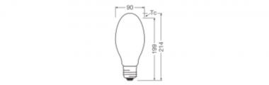 LEDV HQL LED FIL P 33W/840 6000lm (125W) 