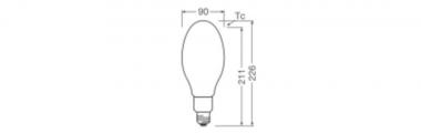 LEDV HQL LED FIL P 33W/840 6000lm (125W) 