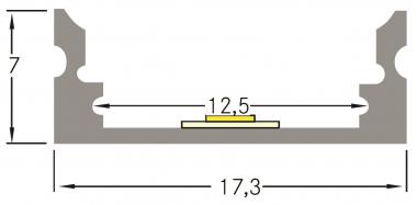 BRUM Alu-Profil-Set 2x 2500mm   15891260 