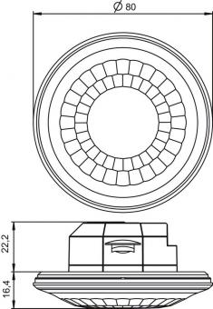 THEB Theben LUXA LUXA 103 S360-12 KNX UP 