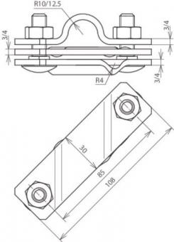 DEHN Anschlussschelle             620915 