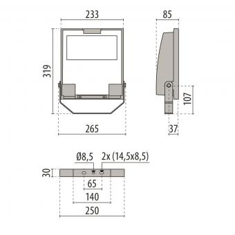 PIL LED-Fluter Guell 1A/W 3000K  3115060 
