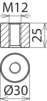 DEHN Anschlussstück Form B 336020 336020 