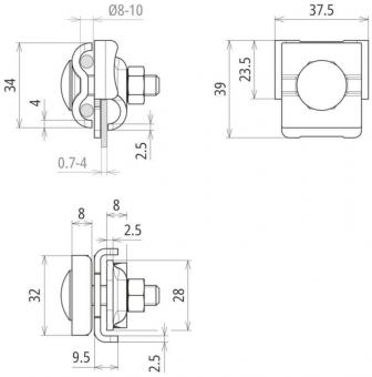 Dehn 365018  FK KB DUL 6.10 KBF0.7 4 V2A 