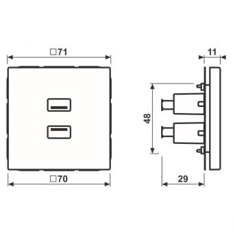 JG Multimediaanschlusssystem    MALS1153 