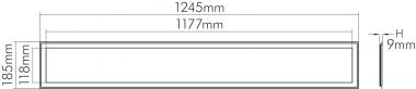 Nobile LED Panel R1S weiß 38W 1570521110 
