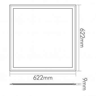 Nobile LED Panel Q2S weiß 40W 1570401343 