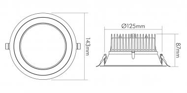 NOBIL LED Downlight 125       1565383510 