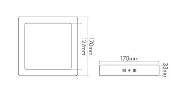 Nobile LED Panel Aufbau 180 Q 1561241012 
