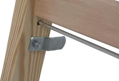 Krause Holz-Sprossen-Doppelleiter 2x5 