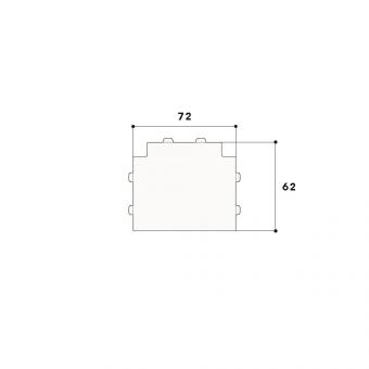 GGK 16660 T-Stück Mini 15x50L-9010 