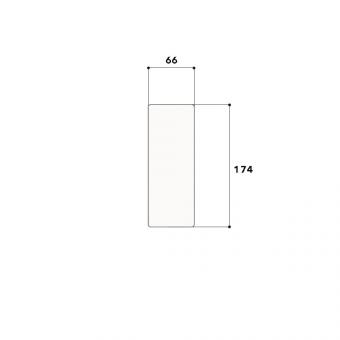GGK 18043 Endstück 4seitig BR 60x170/80- 