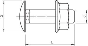OBO FRSB 6x12 F Flachrundschraube 
