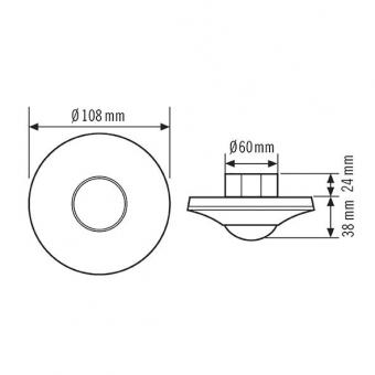 Esylux PD-C 360/8 BMS DALI-2  EP10428203 