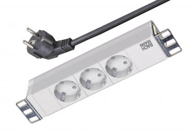 EFB 10z Steckdosenleiste 3f 1HE   ESP.70 