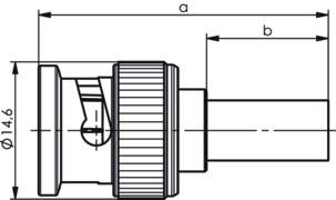 TG BNC-Kabelstecker Cr/Cr    J01000A0049 