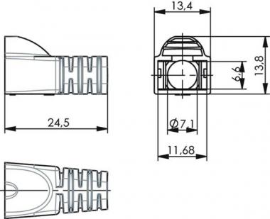TG Tülle für MP8 FS, d = 6   B00080A0089 