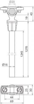 Dehn 106815 DH  DH ZS 20 D16 1270 GFK PA 