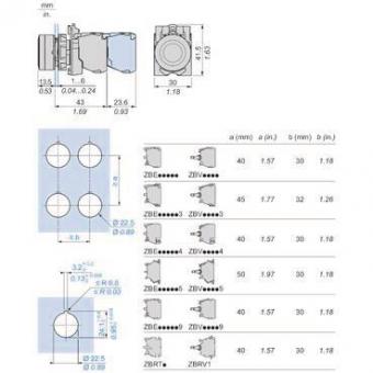 GS Leuchtdrucktaster           XB5AW31B5 
