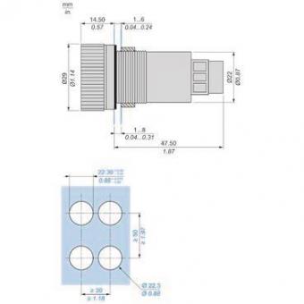 Schneider Timer/Zeitrelais      XB5DTB22 