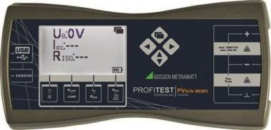 Gossen Prüfgerät   PROFITEST PV SUN MEMO 
