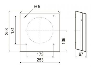 Maico Außenabdeckung Aluminium PPB 30 AS 