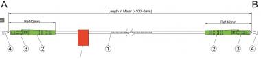 RED 2716-10-0052 LWL Simplex Patchkabel 