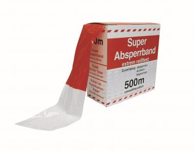 CELL         Absperrband 80-500 rot-weiß 