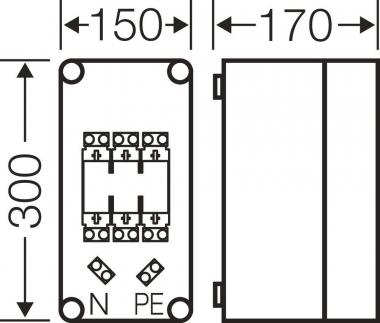 HENS Sicherungs-Geh.              MI4150 